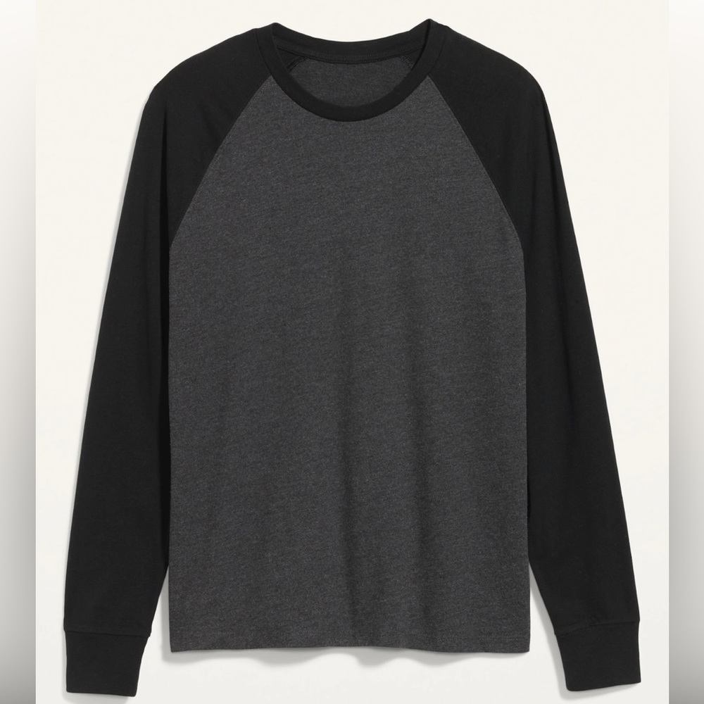 Men’s Color-Blocked Raglan-Sleeve Tee